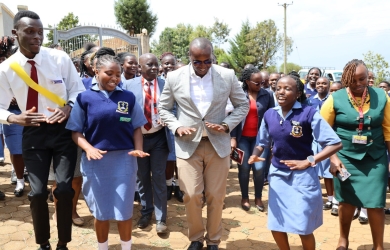 KMTC CEO Dr. Kelly Oluoch Visits Gatundu and Mutunguru Campuses